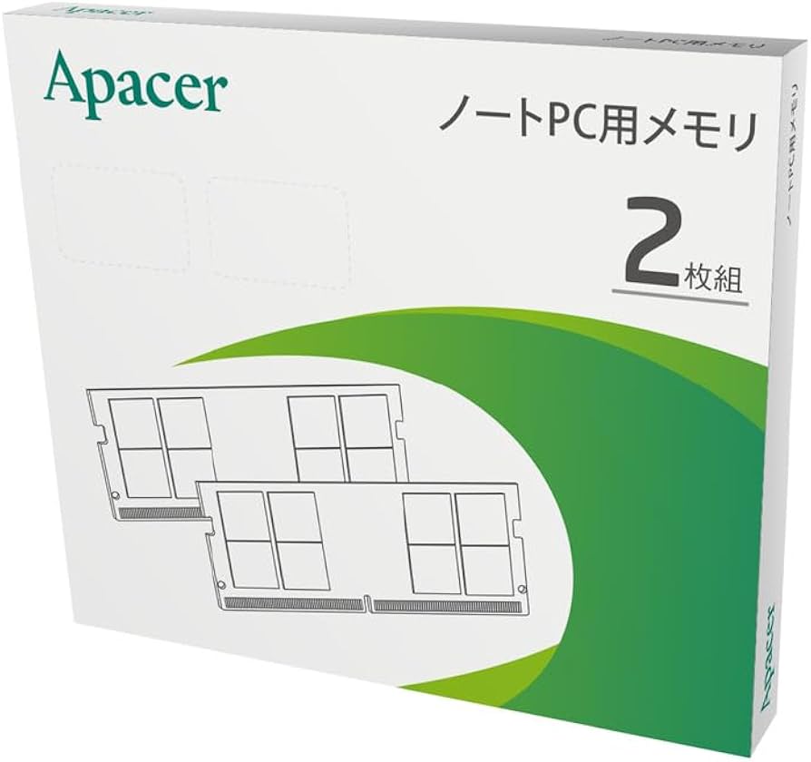 Amazon.co.jp: Apacer ノートPC用メモリ DDR5 SO-DIMM 5600MHz 262pin Amazon.co.jp: Apacer ノートPC用メモリ DDR5 SO-DIMM 5600MHz 262pin